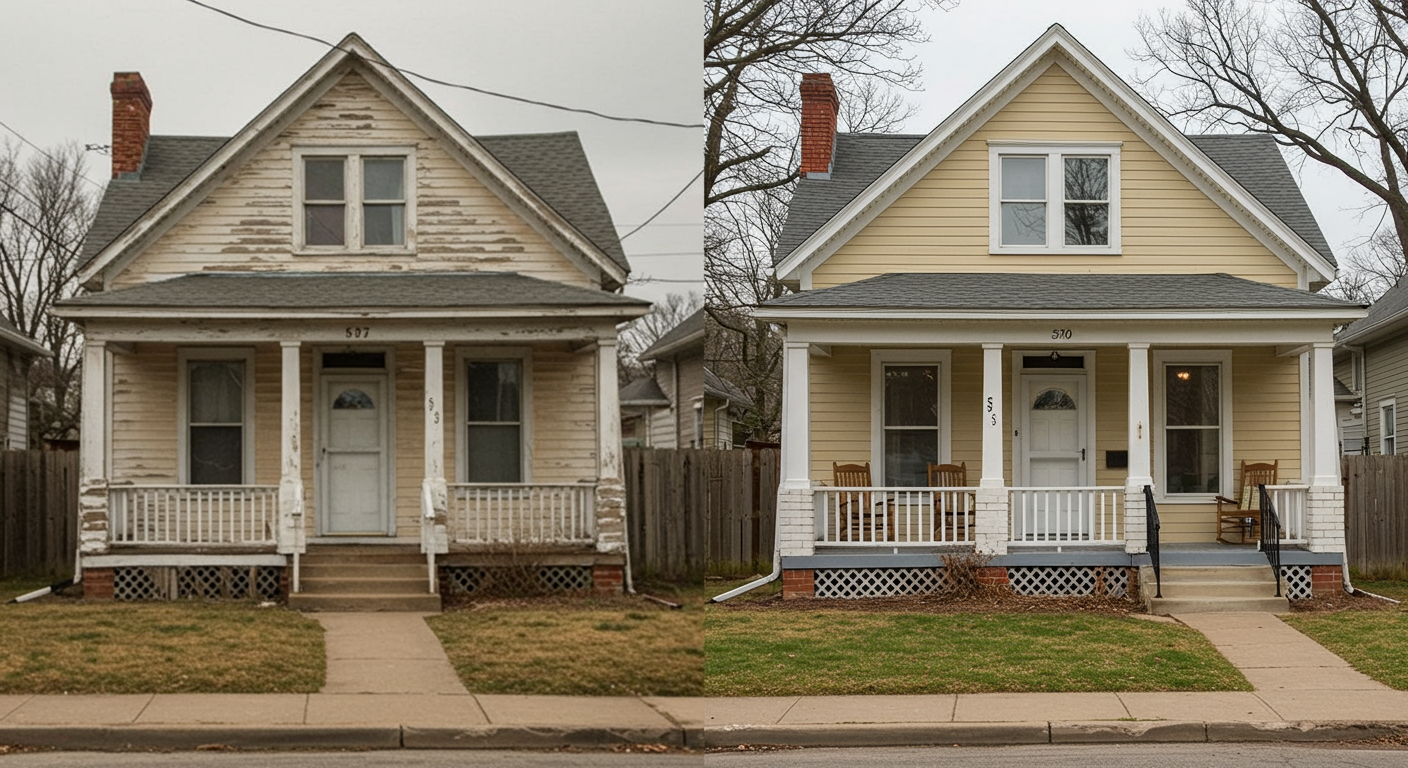 House Exterior Transformation